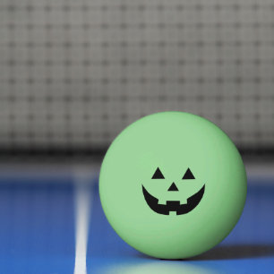 Lustigt glöd i mörk Jack o lantern Halloween Pingisboll