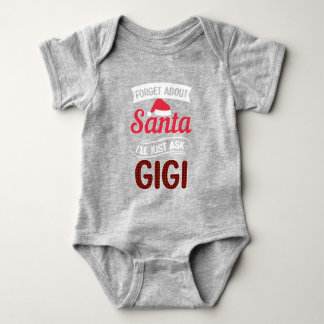 Lustigt glömma om Santa/Gigi Baby Bodykosti T Shirt