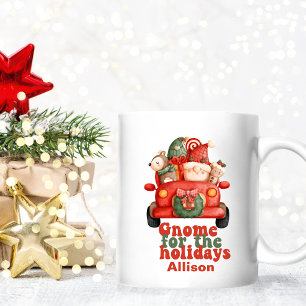 Lustigt Gnome för Helgdagarna Jul Kaffemugg