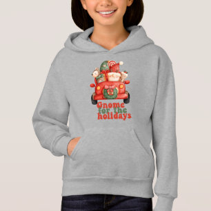 Lustigt Gnome för Helgdagarna Jul Kids Grått T Shirt