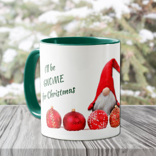 Lustigt Gnome för jul Mugg