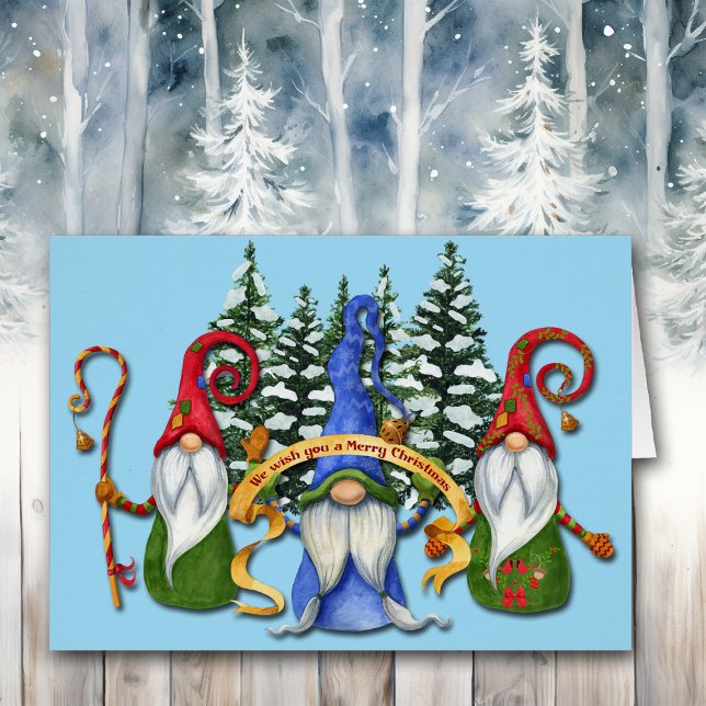 Lustigt Gnome Önskemål Card Hälsningskort (Skapare uppladdad)