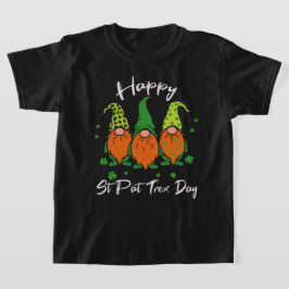 Lustigt Gnomies lycklig st. patricks day for boy T Shirt