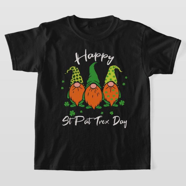 Lustigt Gnomies lycklig st. patricks day for boy T Shirt (Laydown)
