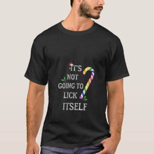 Lustigt God Jul Candy cane.. Det går inte till L T Shirt