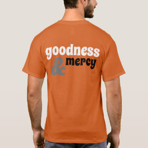 Lustigt "Godhet och mercy" - Ps. 23:6 - Bibelverse T Shirt