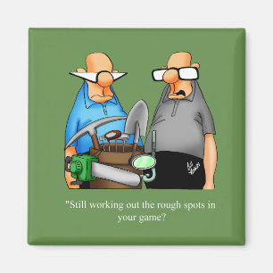 Lustigt Golf Humor Magnet