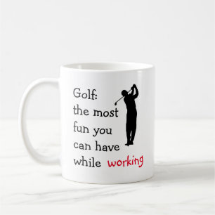 Lustigt Golf-tema Kaffemugg