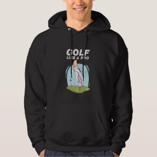 Lustigt golfbanor som Kärlek ska spela Golf Hoodie