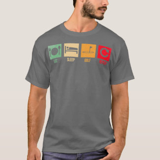 Lustigt golfcitat äta sömngolf t shirt