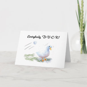 Lustigt Golfing Birthday med Anka Kort