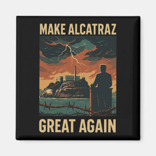 Lustigt Gör Alcatraz Underbar igen Sf Sten Alcatra Magnet