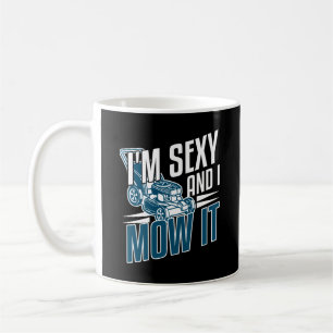 Lustigt Gräsmatta Mower Gräsmatta Care Gift Papp Kaffemugg