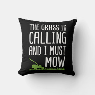 Lustigt Gräsmatta Mowy - Grass ringer Kudde