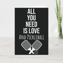 Lustigt gratulationskort för Pickleball-spelare el