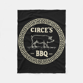 Lustigt grekiskt Mythology Circes Bbq Odyssey Fleecefilt