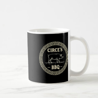 Lustigt grekiskt Mythology Circes Bbq Odyssey Kaffemugg
