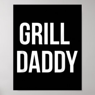 Lustigt grill pappa Bbq och Rökning efter Fars dag Poster