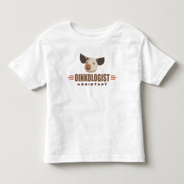 Lustigt Gris Älskare Tee (Framsida)