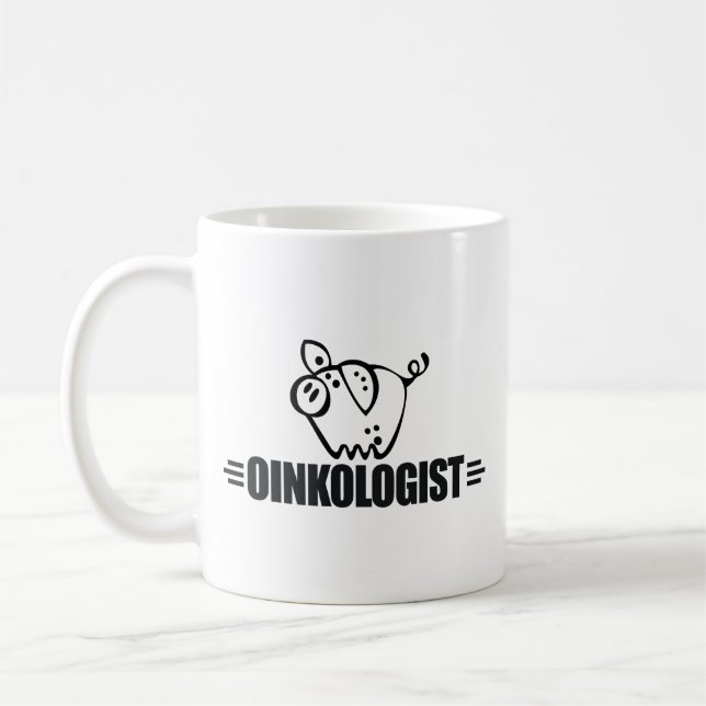 Lustigt Gris Kaffemugg (Vänster)