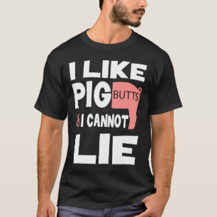 Lustigt Gris skiner jag gillar Gris-knölar och jag T Shirt