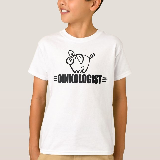 Lustigt Gris Tee Shirt (Framsida)