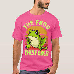 Lustigt Groda Whisperer Funny Träd Frogs Cute Chi T Shirt