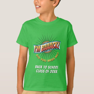 Lustigt Grönt I BAAACK Back to school T Shirt