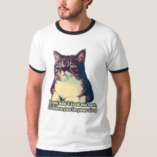 Lustigt grumligt kattminne för ägare av kattunge o t shirt