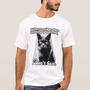 Lustigt grumligt kattminne för kattunge och ägare t shirt