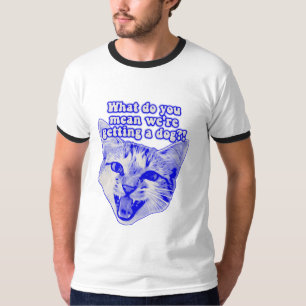 Lustigt grumligt kattminne för kattunge och kattlo t shirt