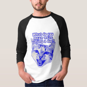 Lustigt grumligt kattminne för kattunge och kattlo t shirt