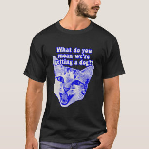 Lustigt grumligt kattminne för kattunge och kattlo t shirt