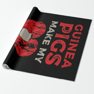 Lustigt Guinea Gris gör min hjul Presentpapper