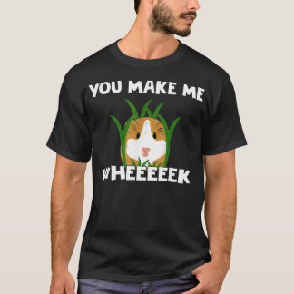 Lustigt Guinea Gris T du gör mig till Wheek Shirt