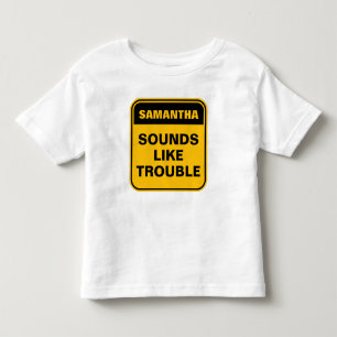Lustigt gult ljud som gör att barn kan anpassa sig t shirt