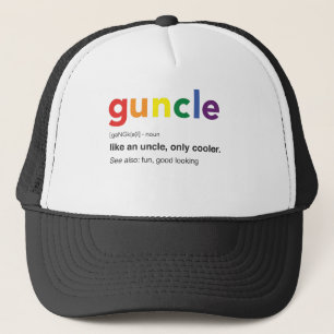 Lustigt Guncle Definition Skriv ut Keps