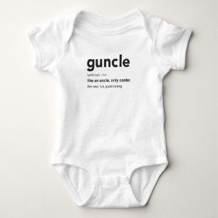 Lustigt Guncle Definition Skriv ut T-shirt