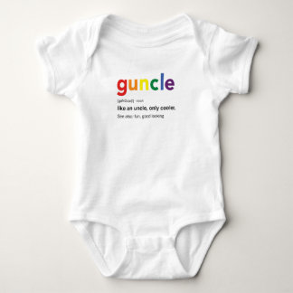 Lustigt Guncle Definition Skriv ut Tee Shirt