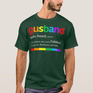 Lustigt Gusband som en Make mer Fabulous LGB Gay T Shirt
