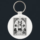 Lustigt Gym Råtta Tarot Card Gymnast Sport Älskare Nyckelring<br><div class="desc">Lustigt Gym Råtta Tarot Card Gymnast Sport Älskare</div>