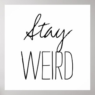 Lustigt håll konstigens inspirationstrend hipster poster