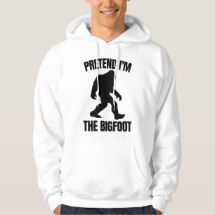 Lustigt Halloween 2020 - Jag är Bigfoot Hoodie