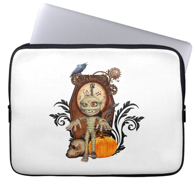 Lustigt halloween-design laptop fodral (Framsidan)