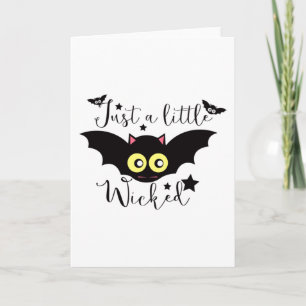 Lustigt Halloween-gåvor - bara lite Wicked Kort