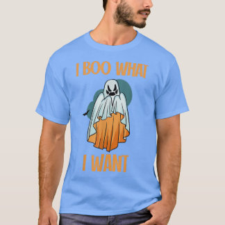 Lustigt halloween jag Boo vad jag vill ha Spooky s T Shirt