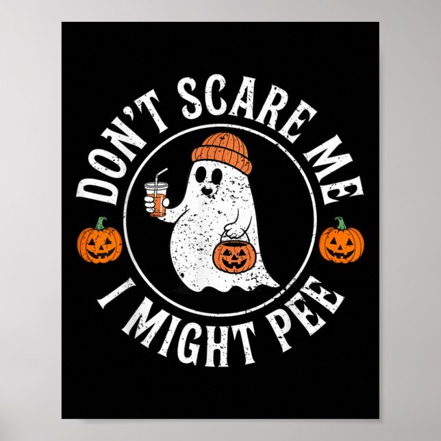 Lustigt Halloween... Jag kan ringa gravid Gh Poster (Framsidan)