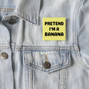 Lustigt Halloween - låtsas att jag är en Banana Knapp