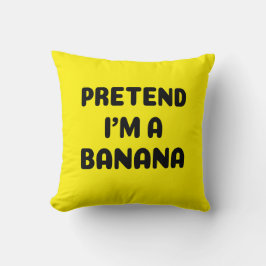 Lustigt Halloween - låtsas att jag är en Banana Kudde