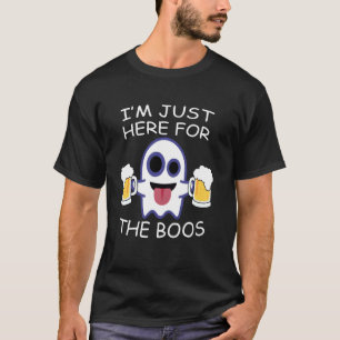 Lustigt Halloween Party just här för Boos Ghost T Shirt
